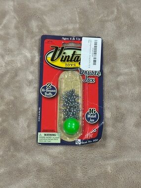 Vintage Double Jax Game Set - Green